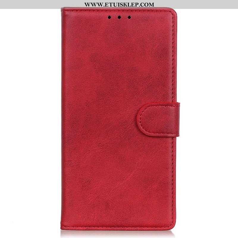 Etui Folio do Samsung Galaxy M53 5G Matowa Sztuczna Skóra